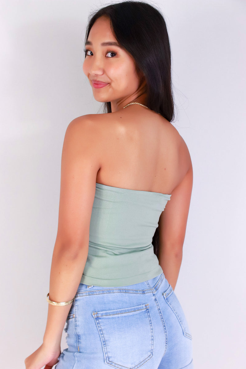 Jeans Warehouse Hawaii - TANK/TUBE SOLID BASIC - WORTH IT TUBE TOP | By ANWND