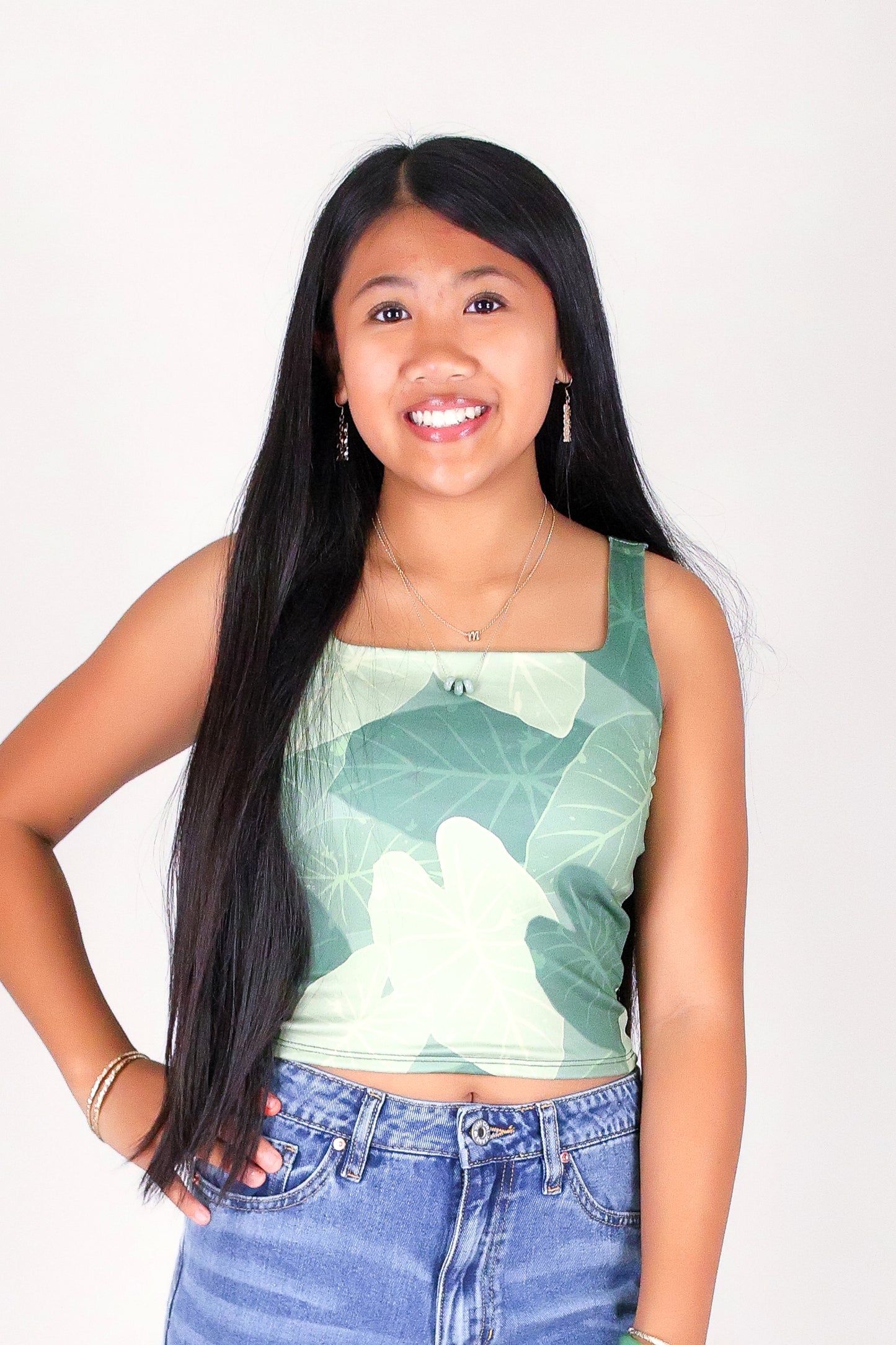 KALO SQUARE NECK TOP | KIDS SIZE 2-16