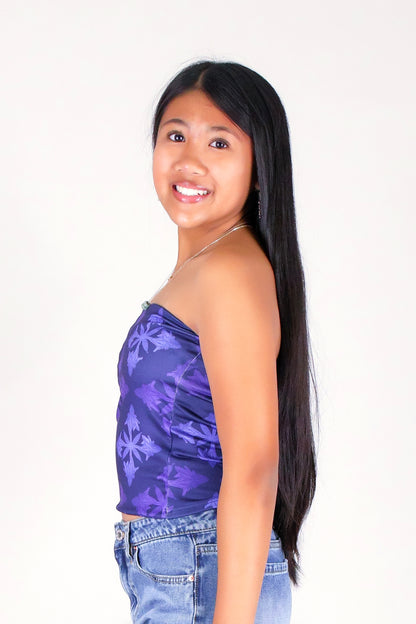 TORCH GINGER QUILT TUBE TOP | KID SIZE 2-16