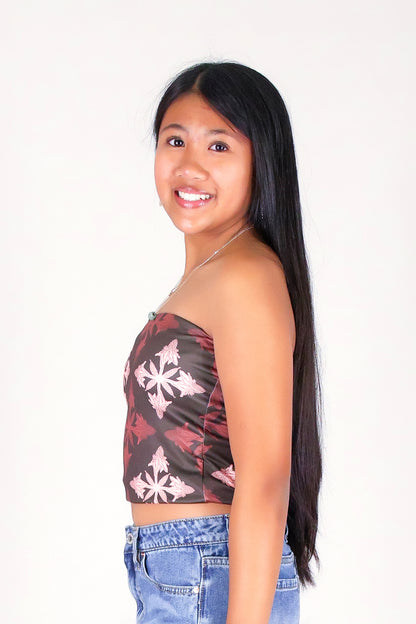 TORCH GINGER QUILT TUBE TOP | KIDS SIZE 2-16