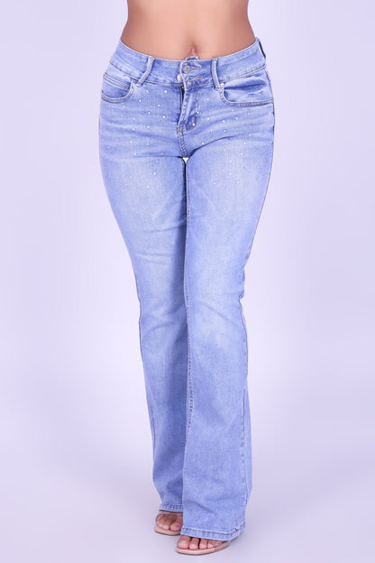 SHINE BRIGHT BOOTCUT JEANS