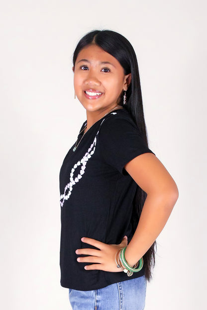 CROWN FLOWER TWIST LEI TEE | KIDS SIZE 2-16