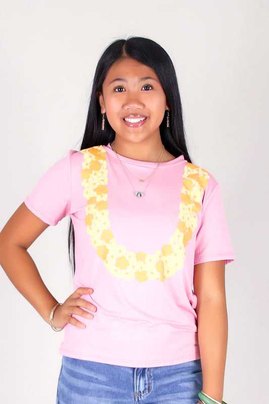 CLUSTERED PUAKENIKENI LEI TEE | KIDS SIZE 2-16