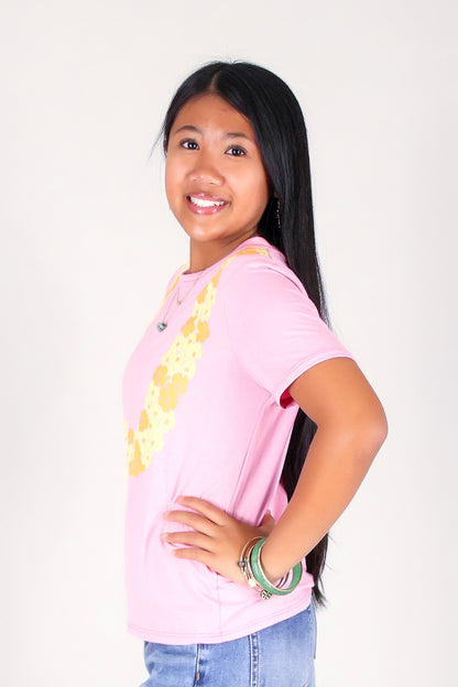 CLUSTERED PUAKENIKENI LEI TEE | KIDS SIZE 2-16