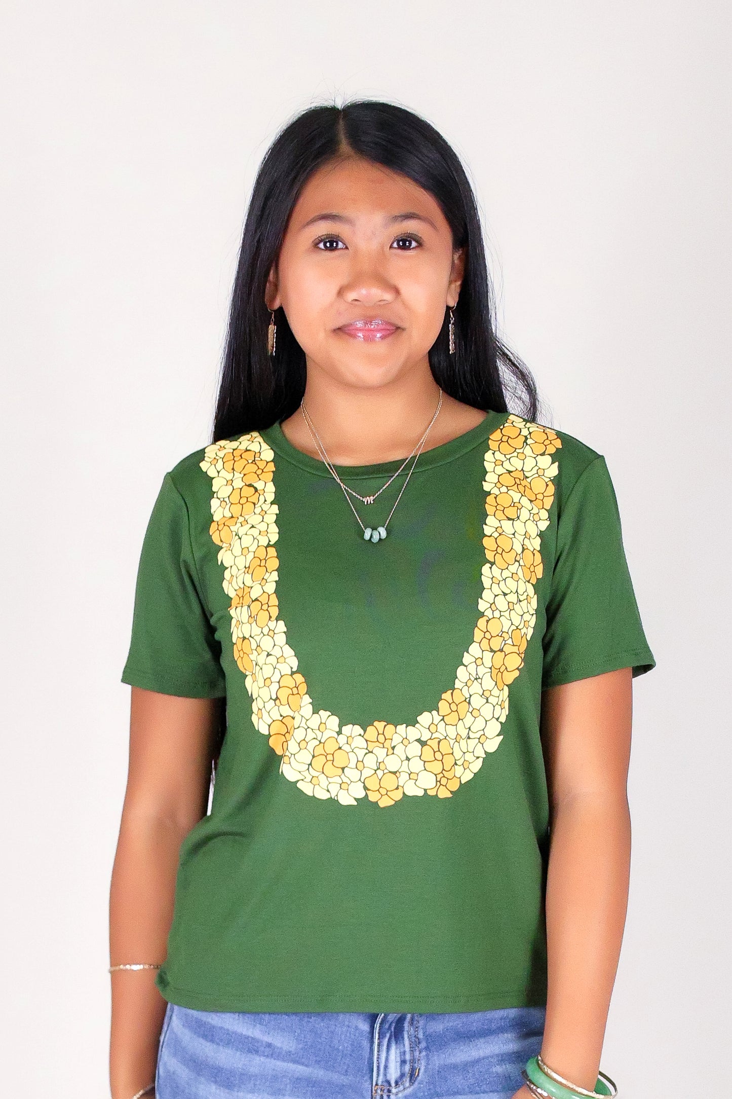 CLUSTERED PUAKENIKENI LEI TEE | KIDS SIZE 2-16