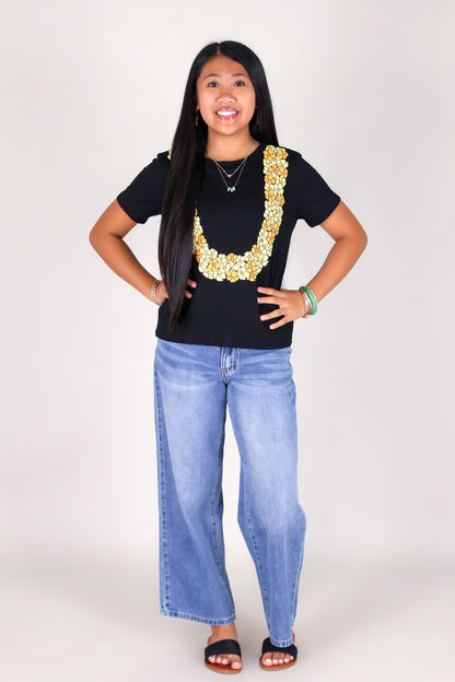 CLUSTERED PUAKENIKENI LEI TEE | KIDS SIZE 2-16