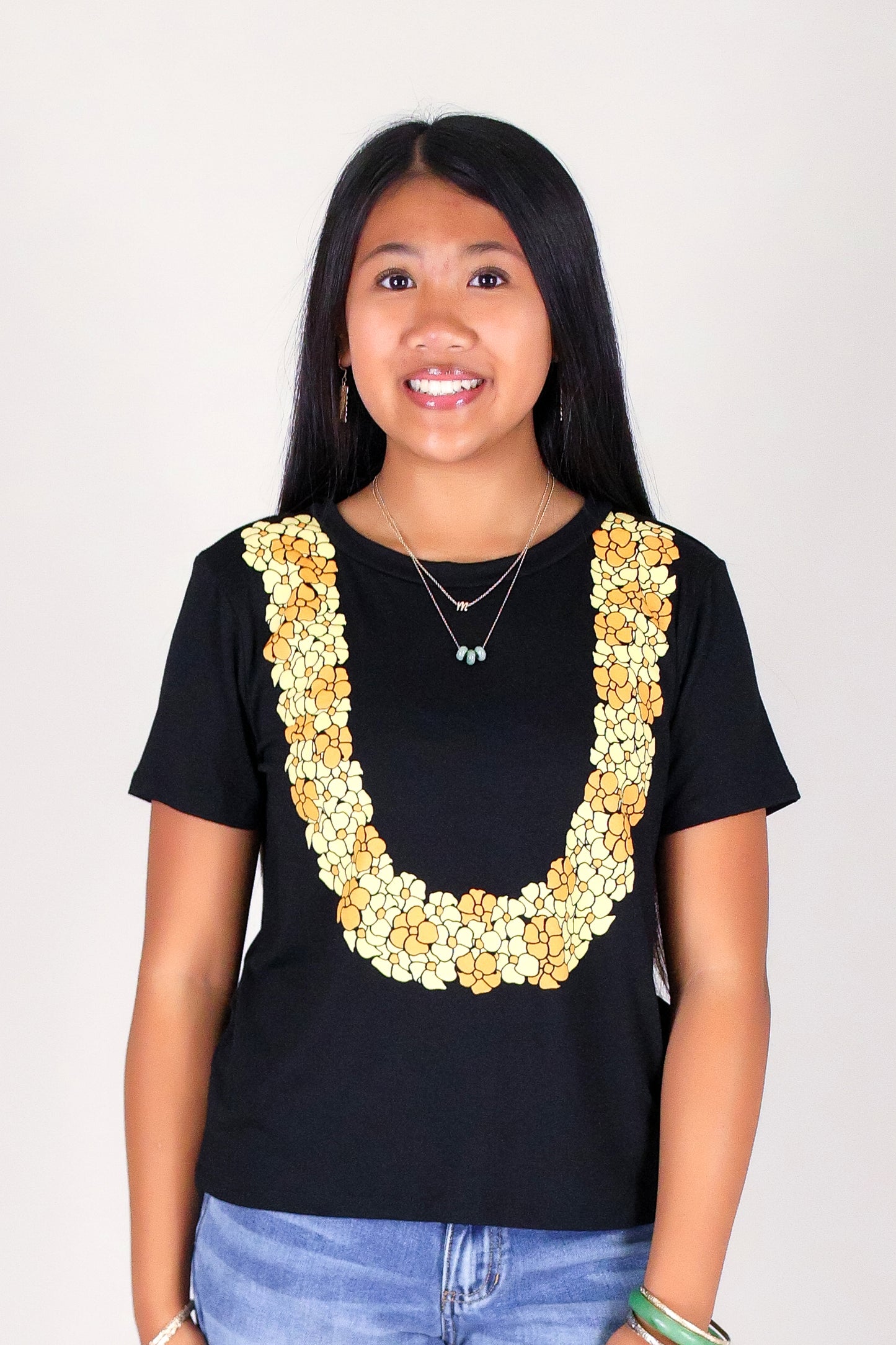 CLUSTERED PUAKENIKENI LEI TEE | KIDS SIZE 2-16