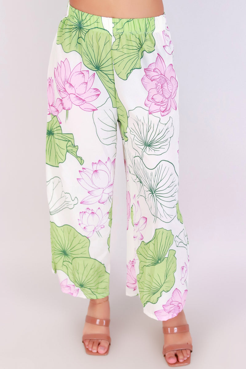 Jeans Warehouse Hawaii - PRINT WOVEN CAPRI&
