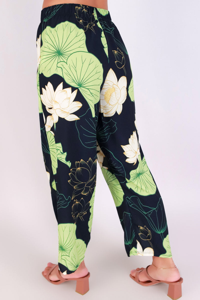 Jeans Warehouse Hawaii - PRINT WOVEN CAPRI&