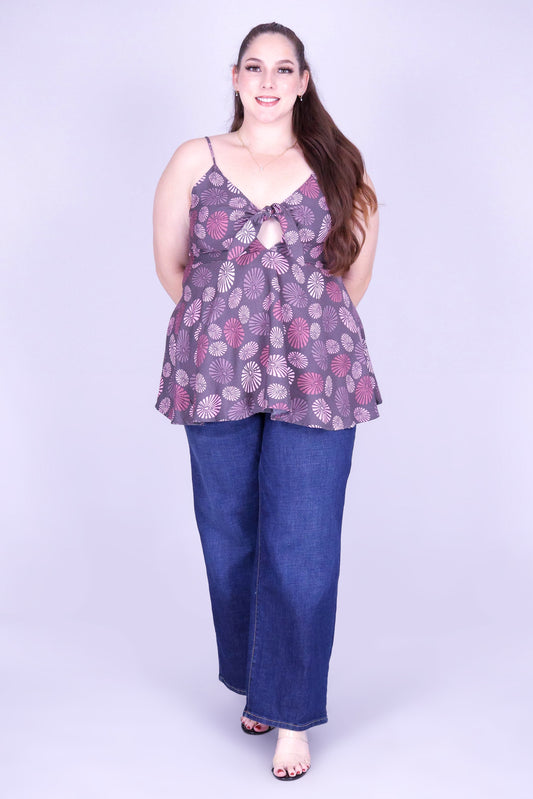 OPIHI PEPLUM TOP