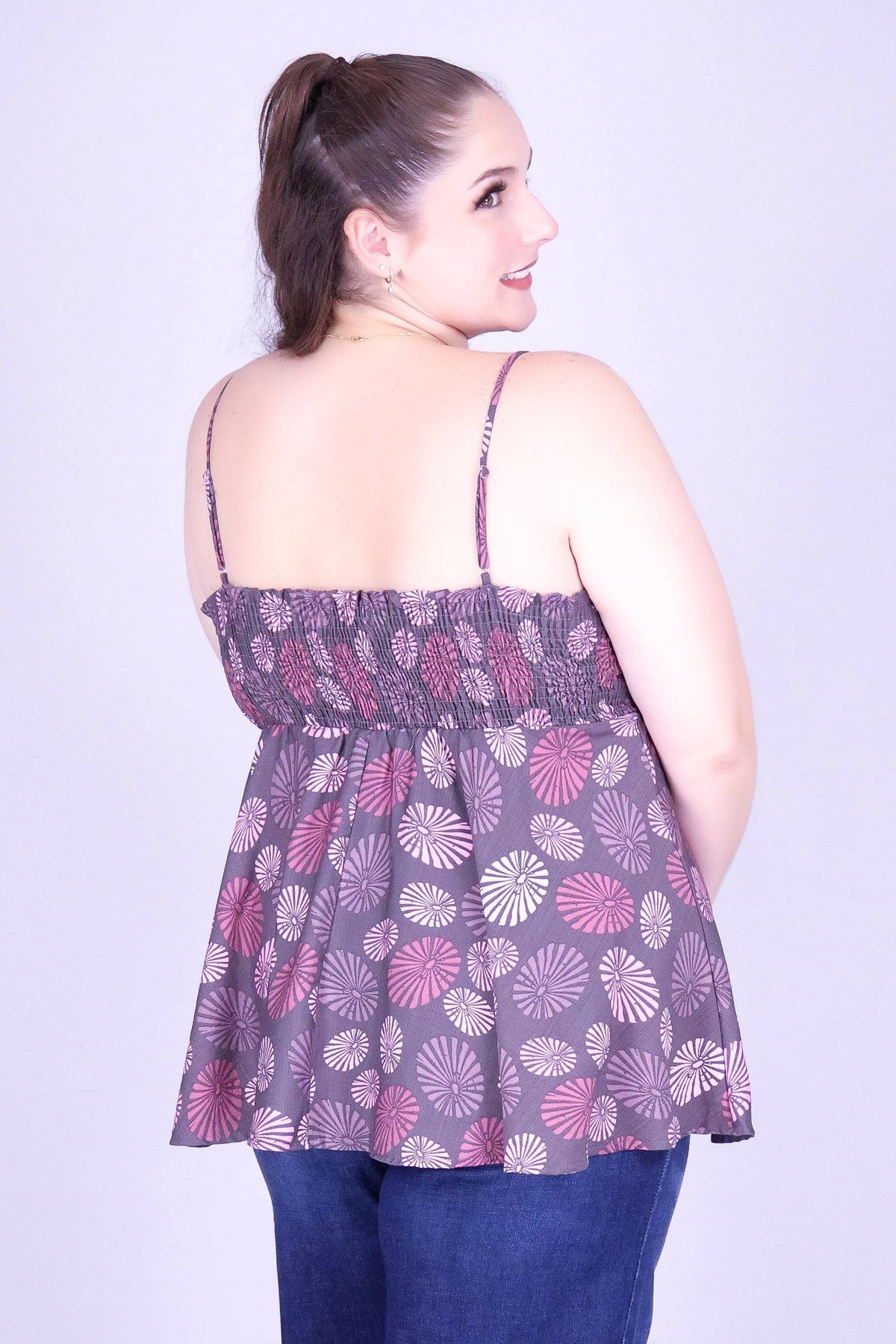 OPIHI PEPLUM TOP