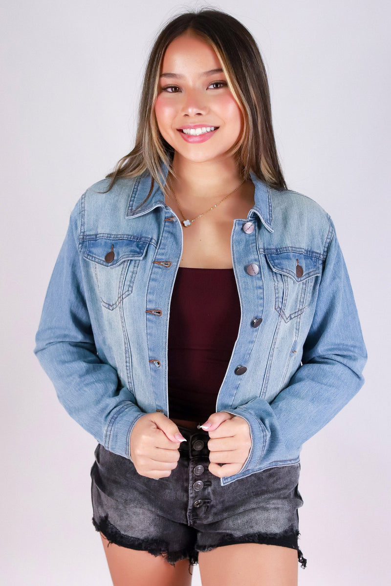 Jeans Warehouse Hawaii - DENIM JACKETS - FADE INTO YOU DENIM JACKET | By OUTERMIX
