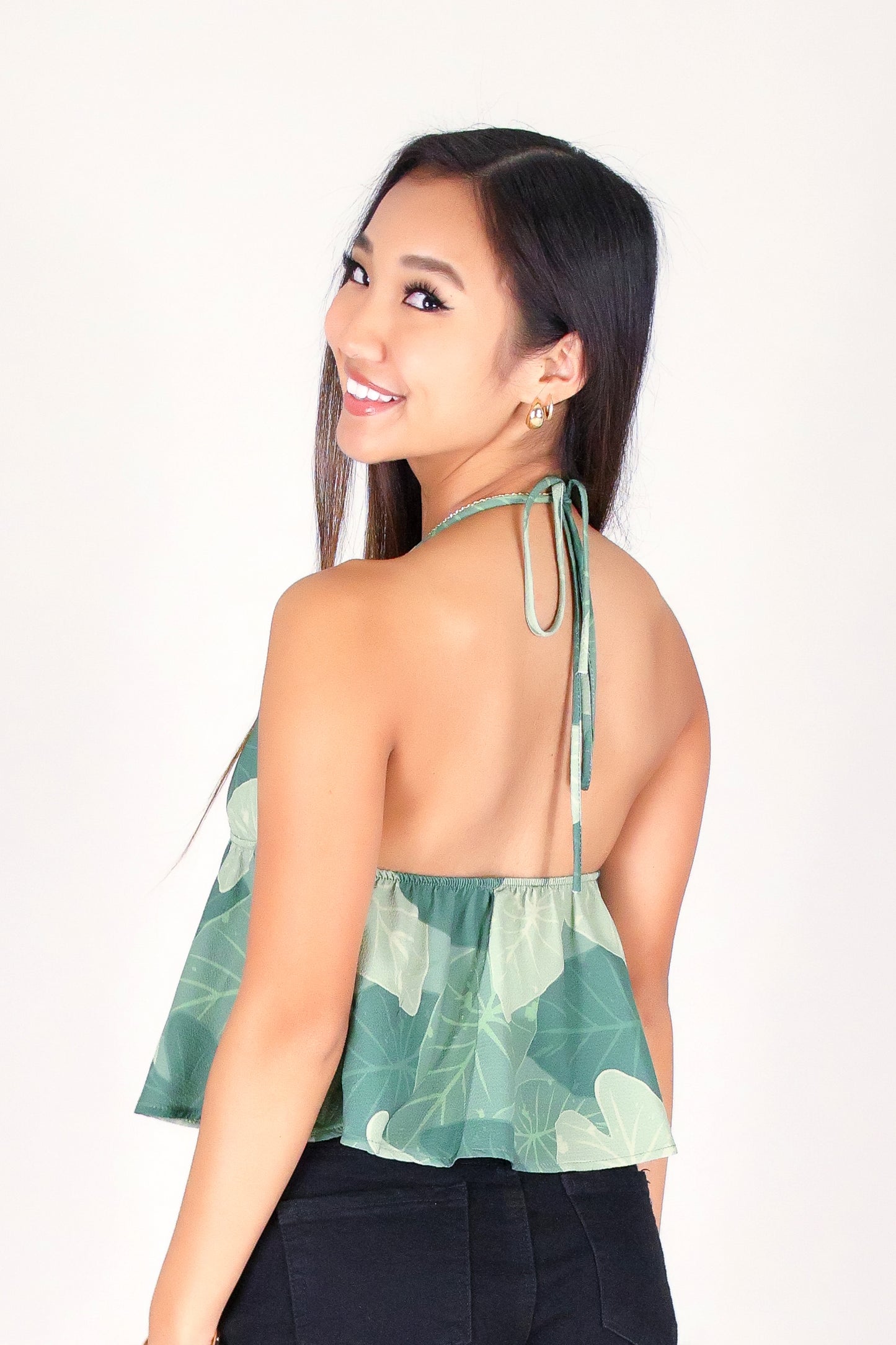 KALO BABYDOLL HALTER TOP