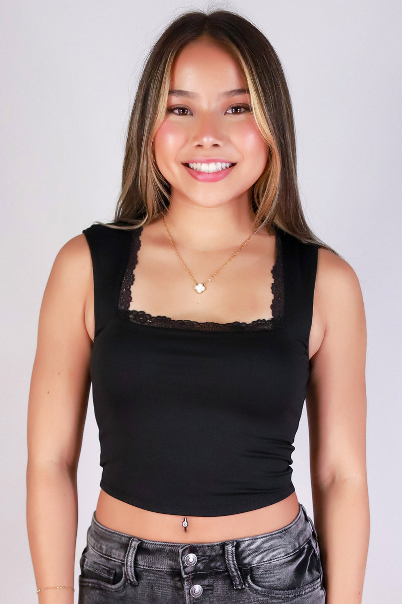 Jeans Warehouse Hawaii - SL CASUAL SOLID - CHARMED IN CHIC TOP | By CRESCITA APPAREL/SHINE I
