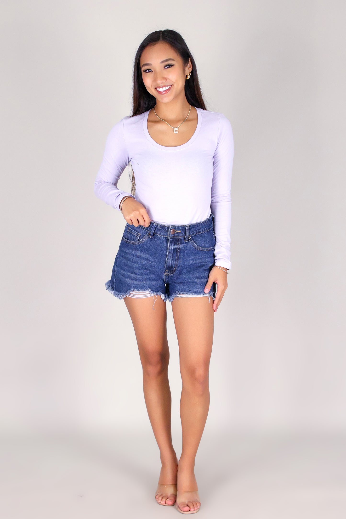 HOLD THAT THOUGHT LONG SLEEVE TOP