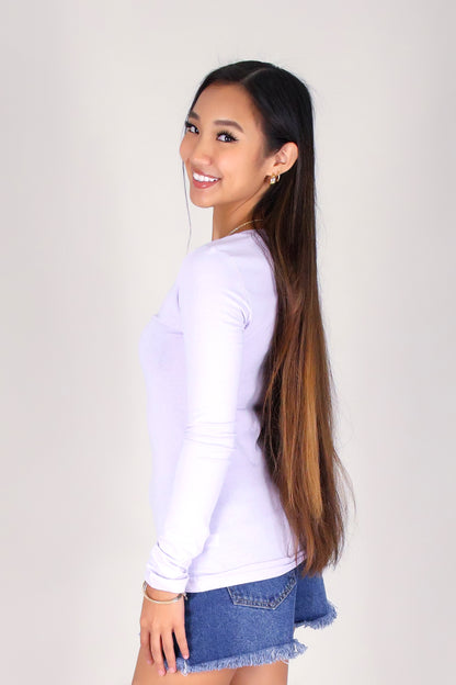 HOLD THAT THOUGHT LONG SLEEVE TOP