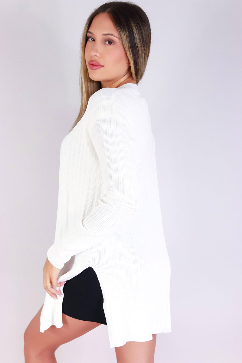 Jeans Warehouse Hawaii - SOLID LONG SLV CARDIGANS - WRAP ME UP SWEATER CARDIGAN | By BE COOL