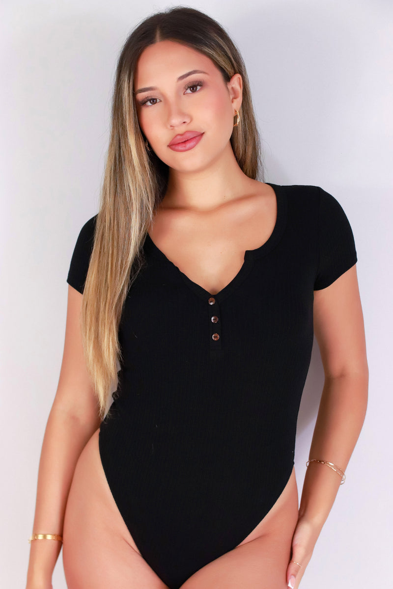Jeans Warehouse Hawaii - Bodysuits - FITTED FOCUS BODYSUIT | By CRESCITA APPAREL/SHINE I