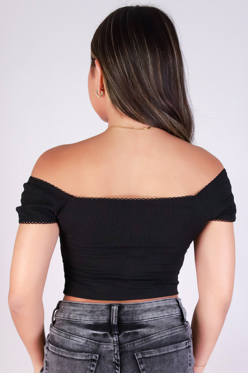 Jeans Warehouse Hawaii - SS CASUAL SOLID - TIMELESS MUSE OFF SHOULDER TOP | By CRESCITA APPAREL/SHINE I