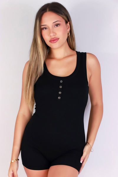 Jeans Warehouse Hawaii - SOLID CASUAL ROMPERS - ONE MOVE CATSUIT ROMPER | By CRESCITA APPAREL/SHINE I