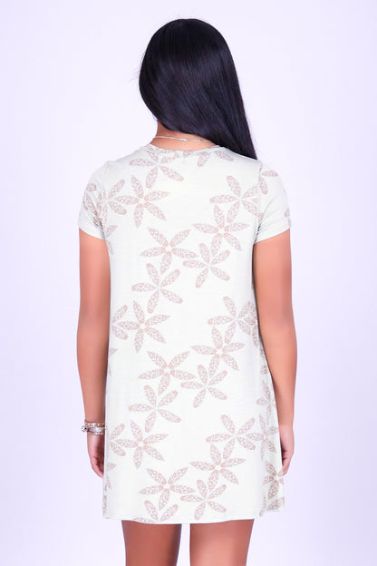 MITER PUA SHELL TRAPEZE DRESS | KIDS SIZE 2-16