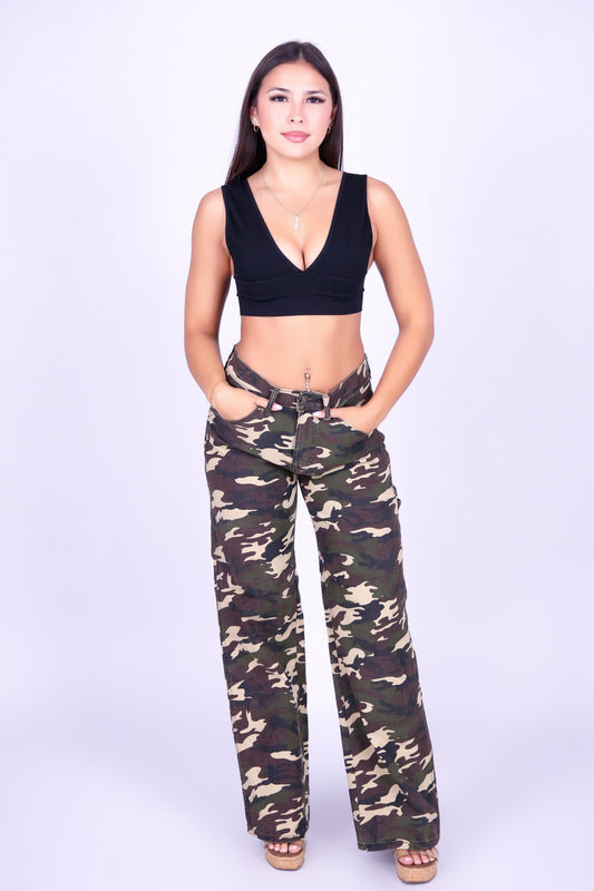 READY FOR ANYTHING CAMO JEANS