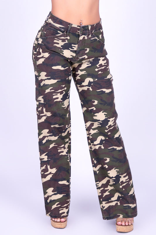 READY FOR ANYTHING CAMO JEANS