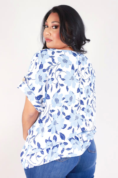 Jeans Warehouse Hawaii - PLUS S/S PRINT WOVEN TOPS - TO EACH IS OWN TOP | By GOOD STUFF APPAREL