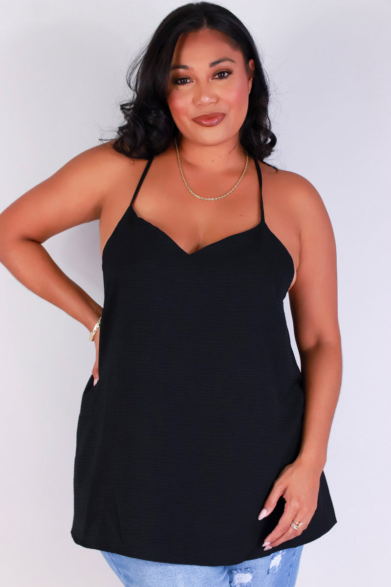 Jeans Warehouse Hawaii - PLUS S/L SOLID WOVEN TOPS - BREEZY BABE TOP | By ZENOBIA