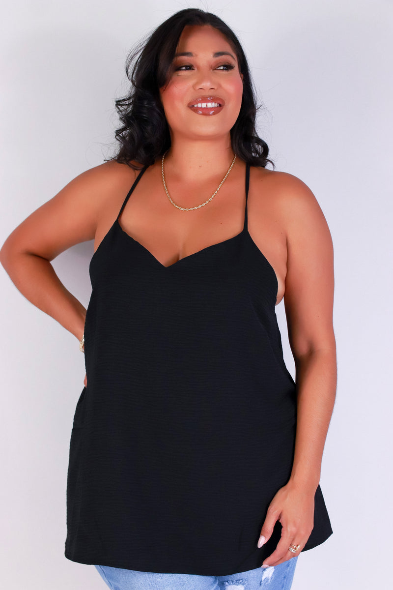 Jeans Warehouse Hawaii - PLUS S/L SOLID WOVEN TOPS - BREEZY BABE TOP | By ZENOBIA