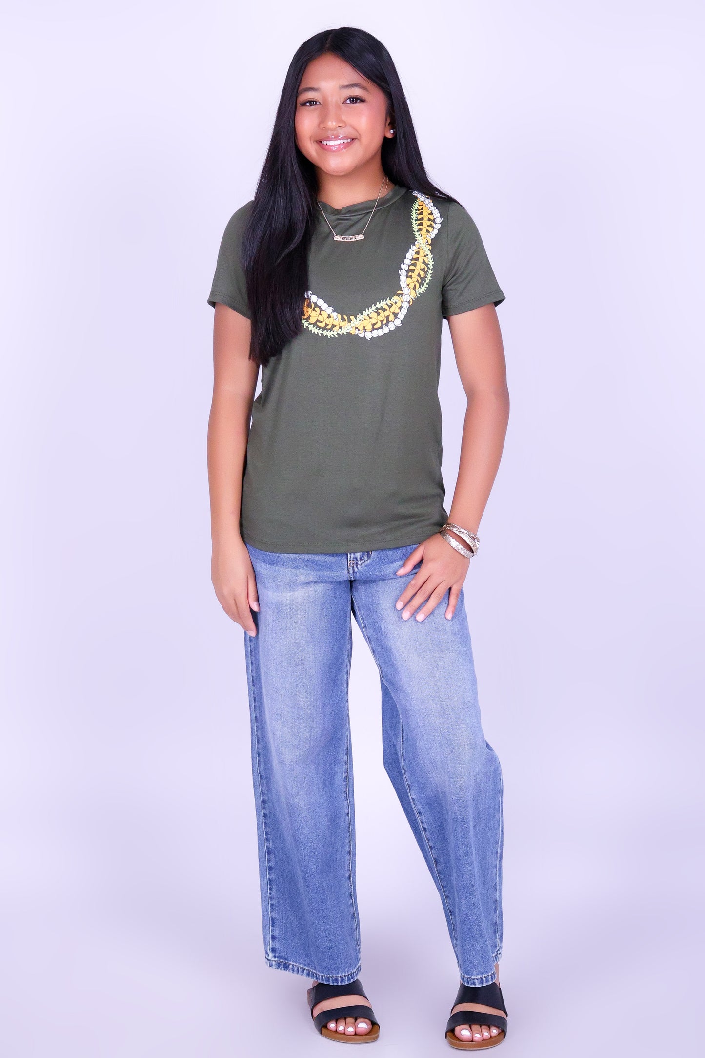 INTERTWINED LEI TEE | KIDS SIZE 8-16