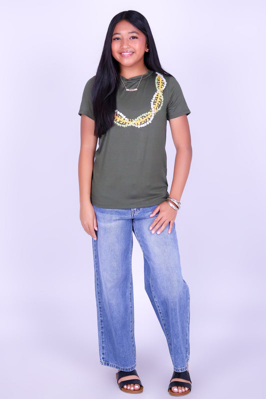 INTERTWINED LEI TEE | KIDS SIZE 8-16