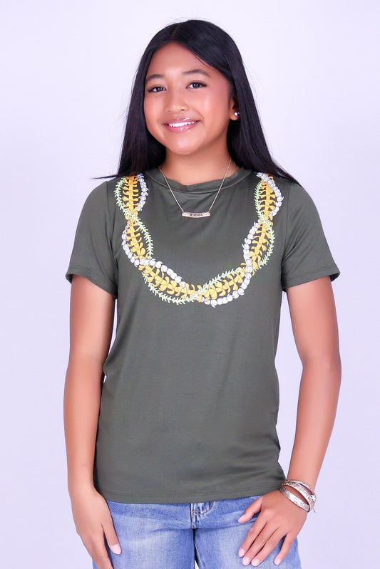 INTERTWINED LEI TEE | KIDS SIZE 8-16