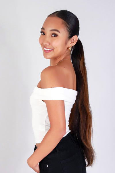 KISS THE NIGHT OFF SHOULDER TOP