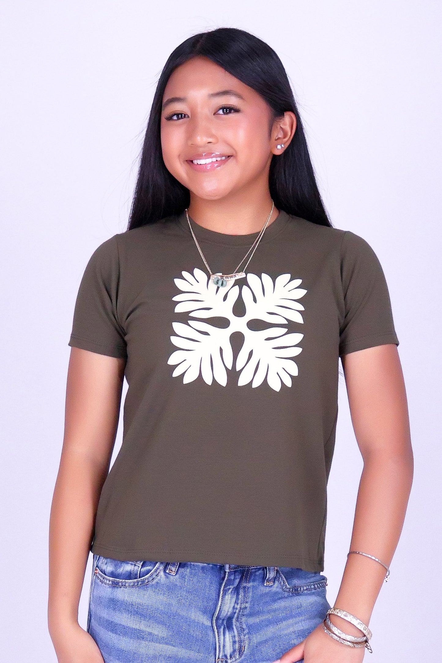 LAUAE QUILT OVERSIZED TEE | KIDS SIZE 4-14