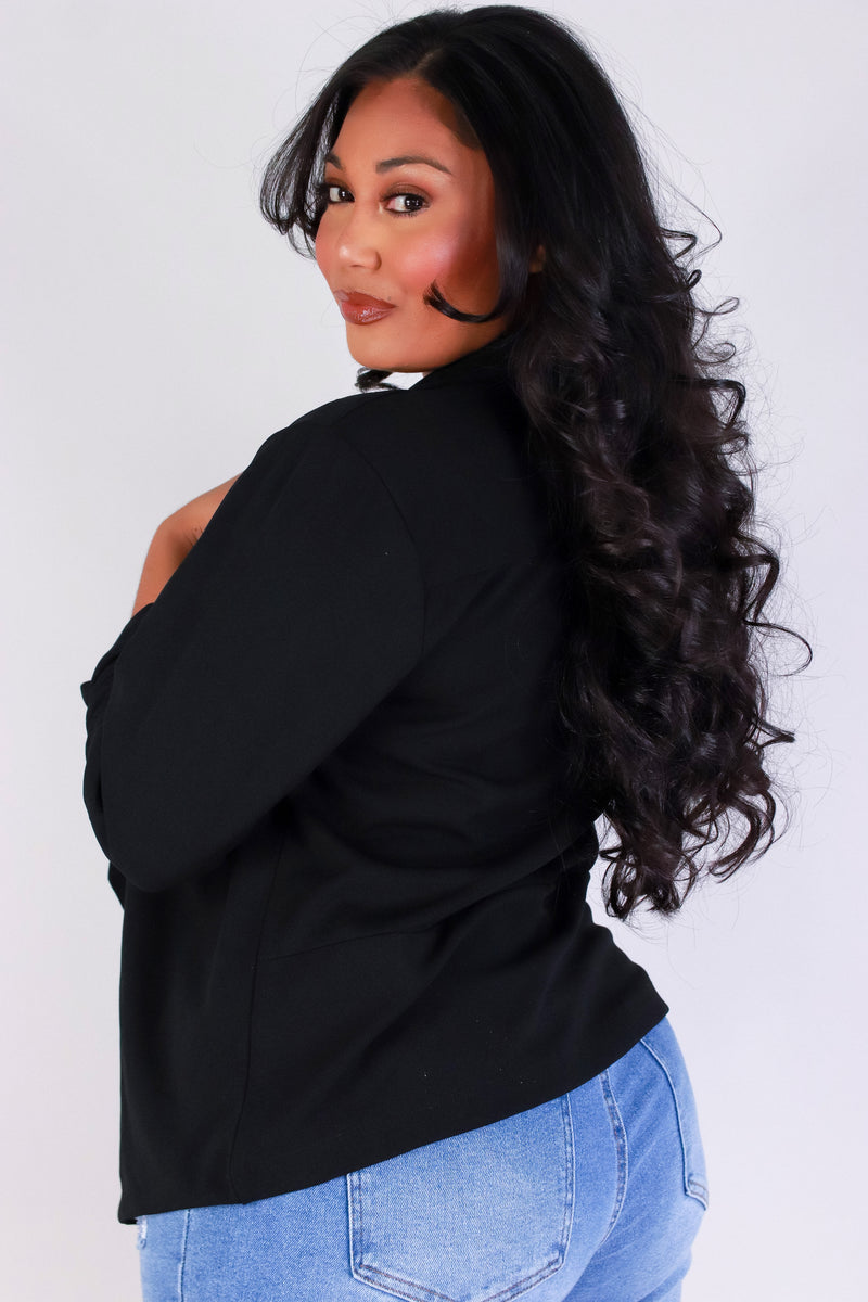 Jeans Warehouse Hawaii - PLUS BLAZERS/FASHION JKTS - BOSS UP BABE BLAZER | By STYLE TREE INC
