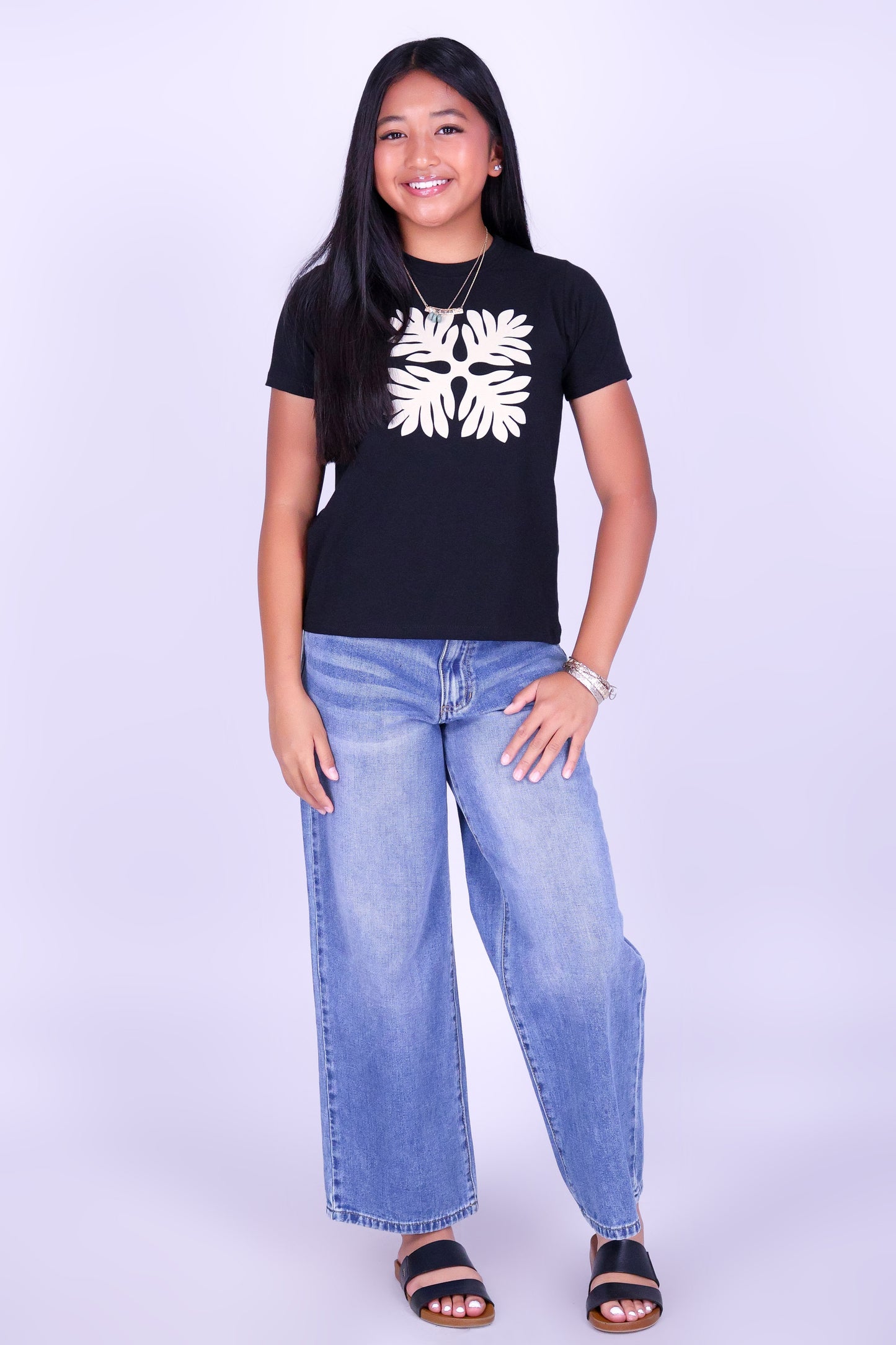 LAUAE QUILT OVERSIZED TEE | KIDS SIZE 4-14