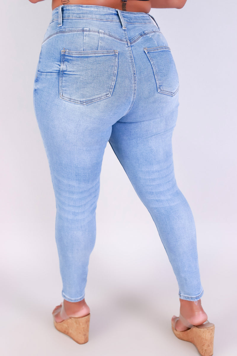 Jeans Warehouse Hawaii - PLUS Denim Jeans - THE BADDEST BUTT LIFT JEANS | By WAX JEAN