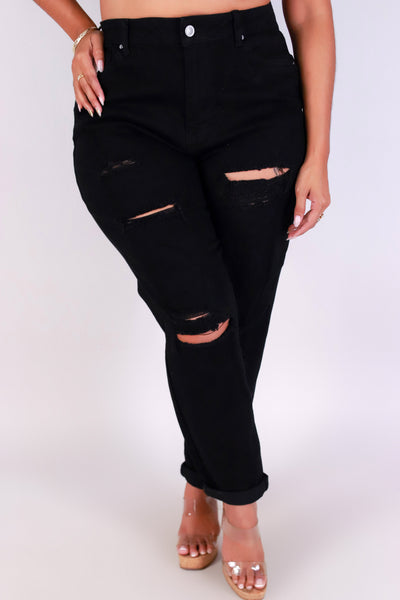Jeans Warehouse Hawaii - PLUS Denim Jeans - LAID BACK MOM JEANS | By WAX JEAN
