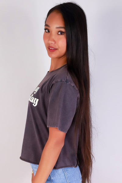 Jeans Warehouse Hawaii - S/S SCREEN - WHERE MY SLIPPAHS STAY TEE | By ORGANIC GENERATION