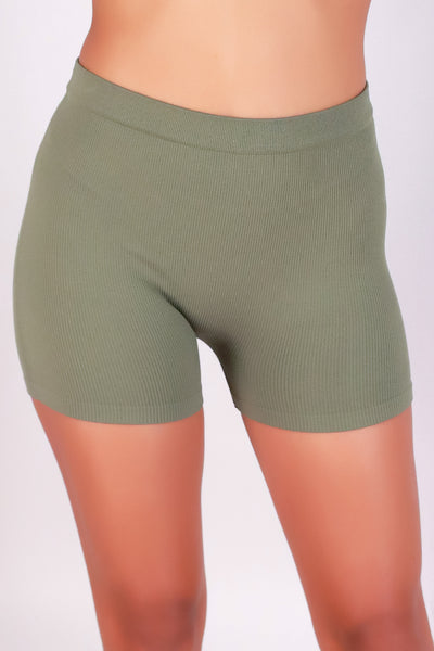 Jeans Warehouse Hawaii - KNIT HOT SHORTS - I SEE YOU GIRL SHORTS | By CRESCITA APPAREL/SHINE I