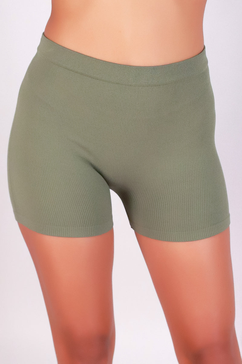 Jeans Warehouse Hawaii - KNIT HOT SHORTS - I SEE YOU GIRL SHORTS | By CRESCITA APPAREL/SHINE I