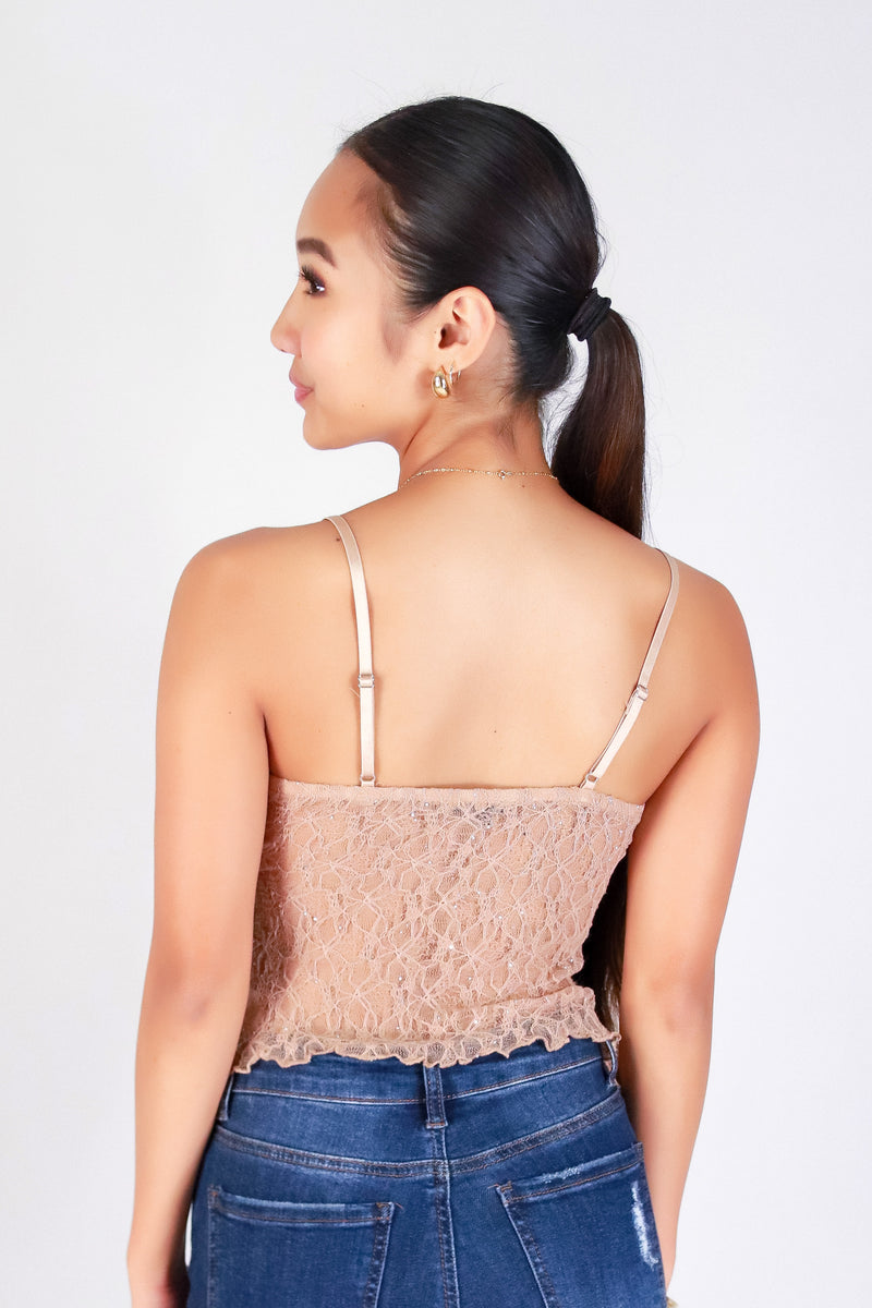 LACE WHISPER FLYAWAY TOP