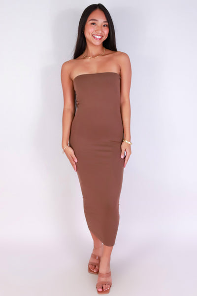 Jeans Warehouse Hawaii - TUBE LONG SOLID DRESSES - SLIP & SNATCH TUBE DRESS | By LOVE POEM