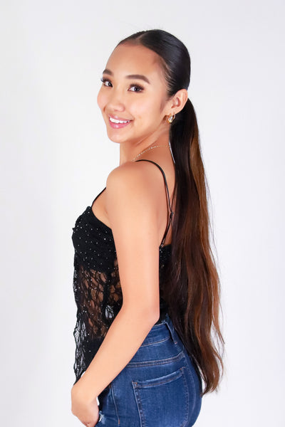 LACE WHISPER FLYAWAY TOP