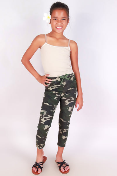 Jeans Warehouse Hawaii - BOTTOMS 2-16 - MARCH TO STYLE CAMO PANTS | KIDS SIZE 2-16 | By YMI JEANS