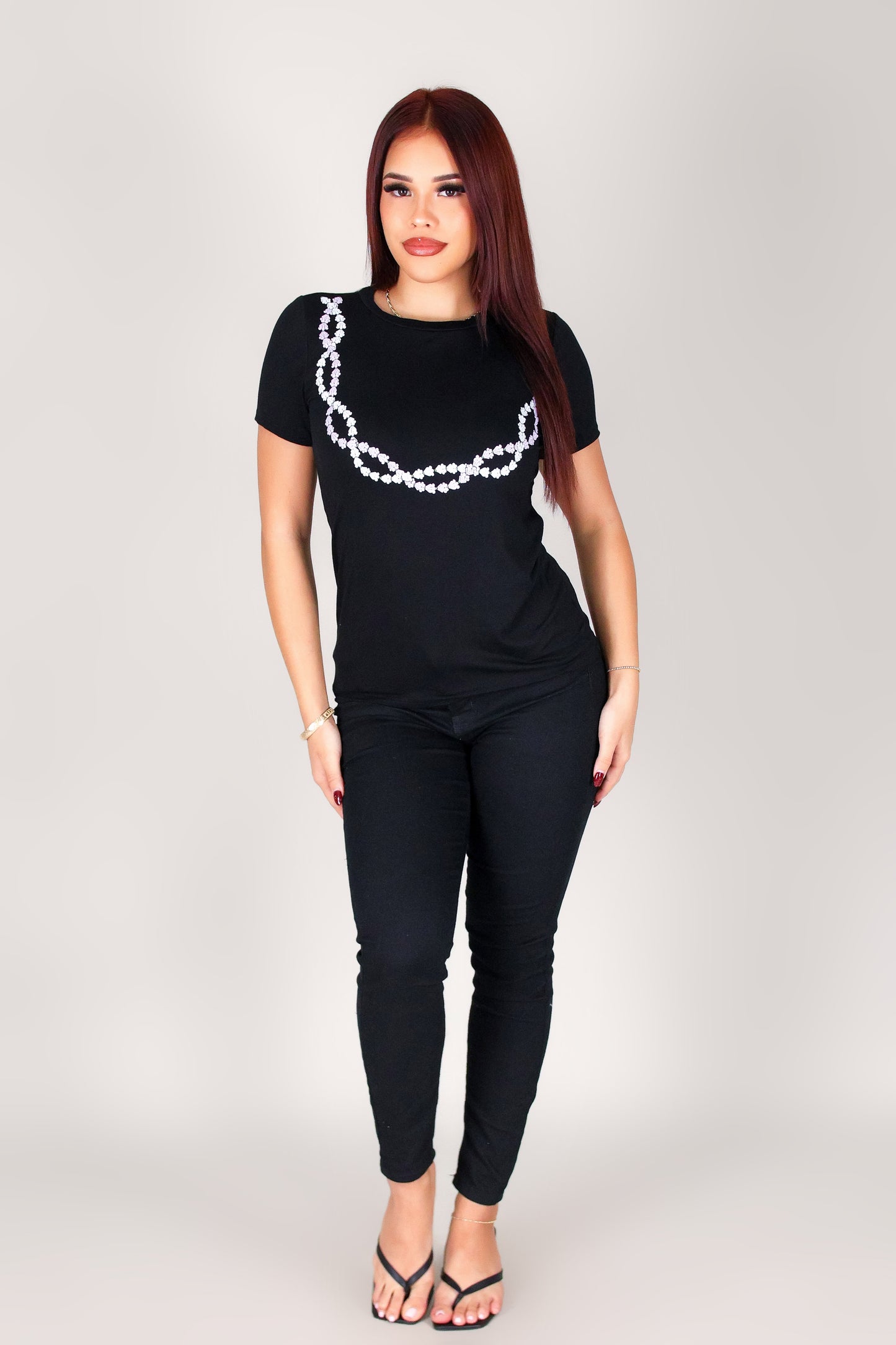 CROWN FLOWER TWIST TEE