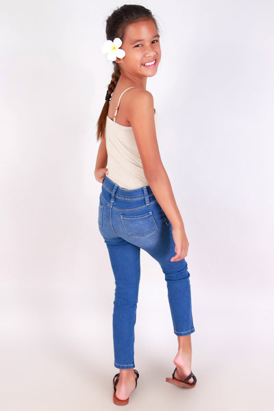 Jeans Warehouse Hawaii - DEN JEAN 2-16 - LITTLE MISS DENIM JEANS | KID SIZES 2-16 | By YMI JEANS