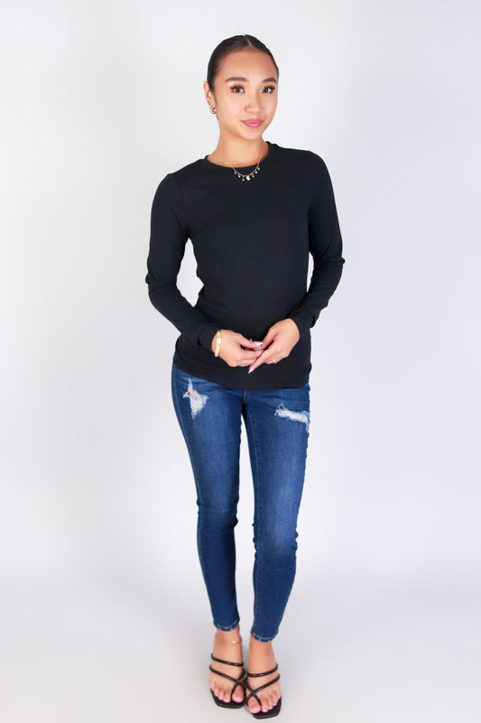SOFT CHARM LONG SLEEVE TOP