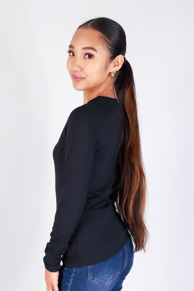 SOFT CHARM LONG SLEEVE TOP